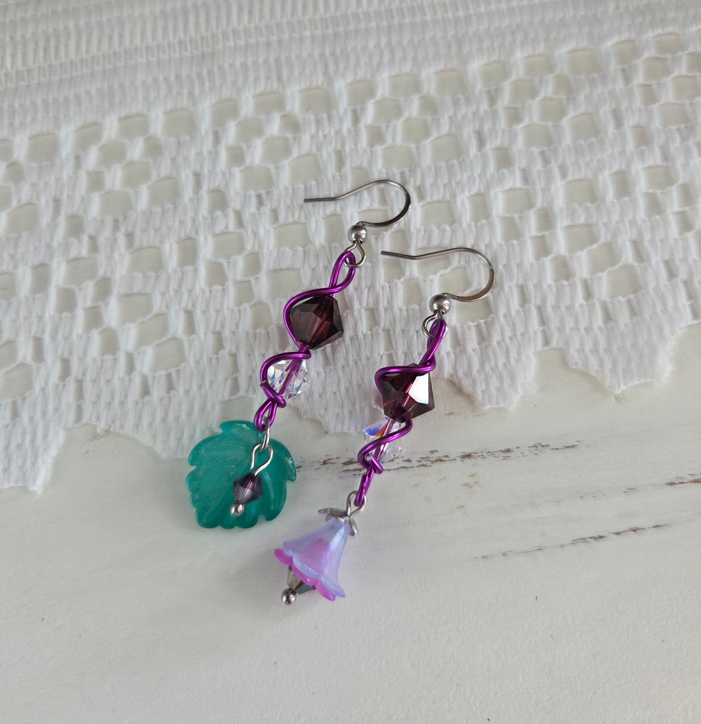 Boucles d'oreilles Rosée