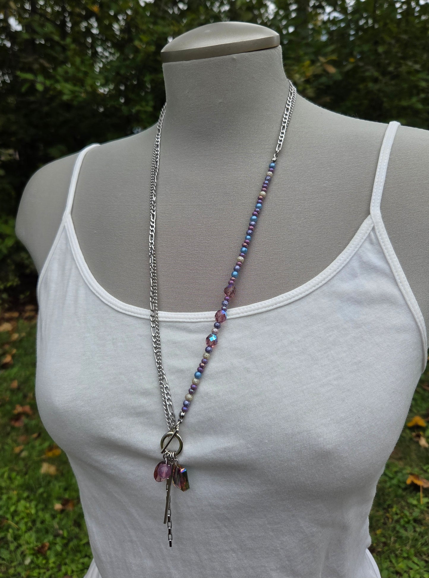 Collier Asymétrik lilas