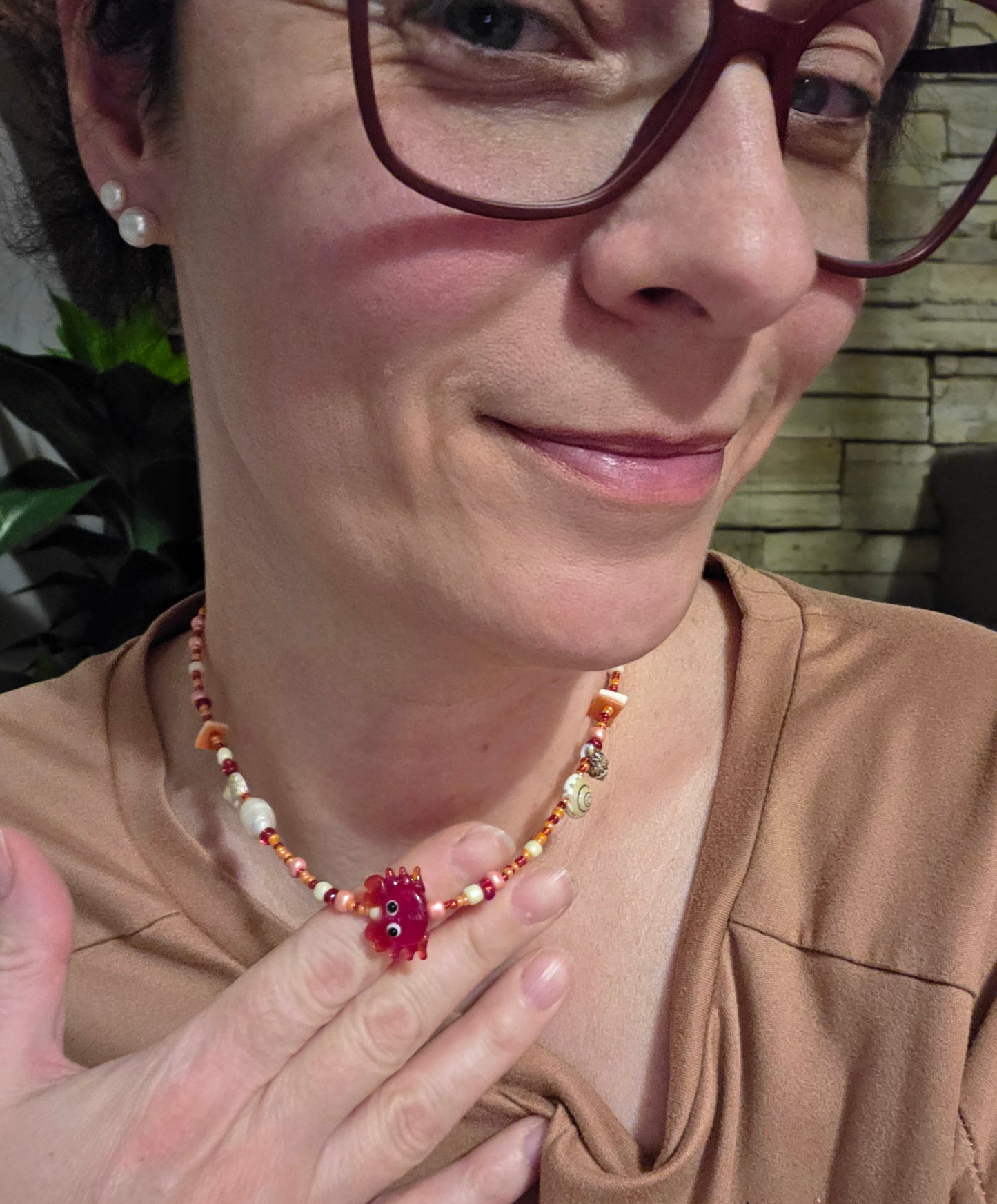 Collier Crabe coquin