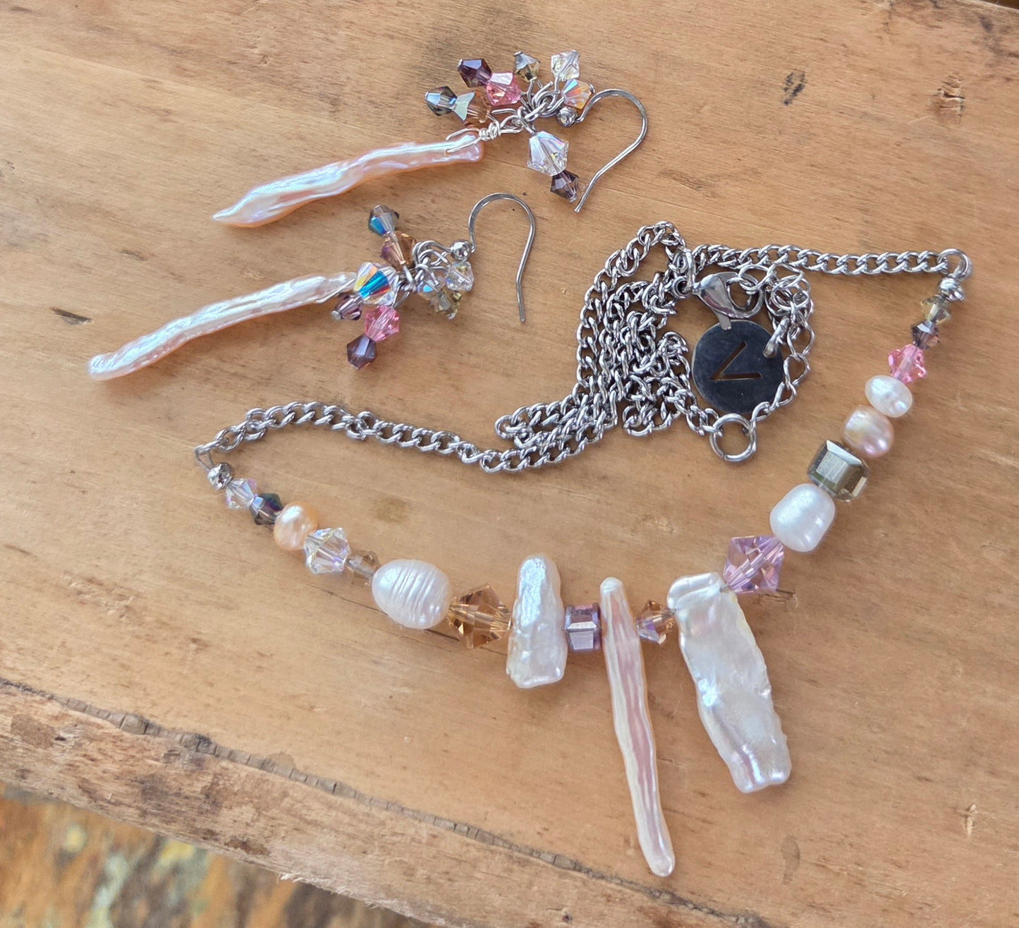 Boucles d'oreilles Crystal d'écume