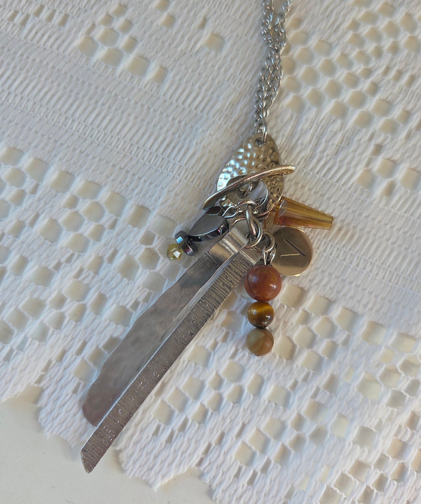 Collier Geo moutarde