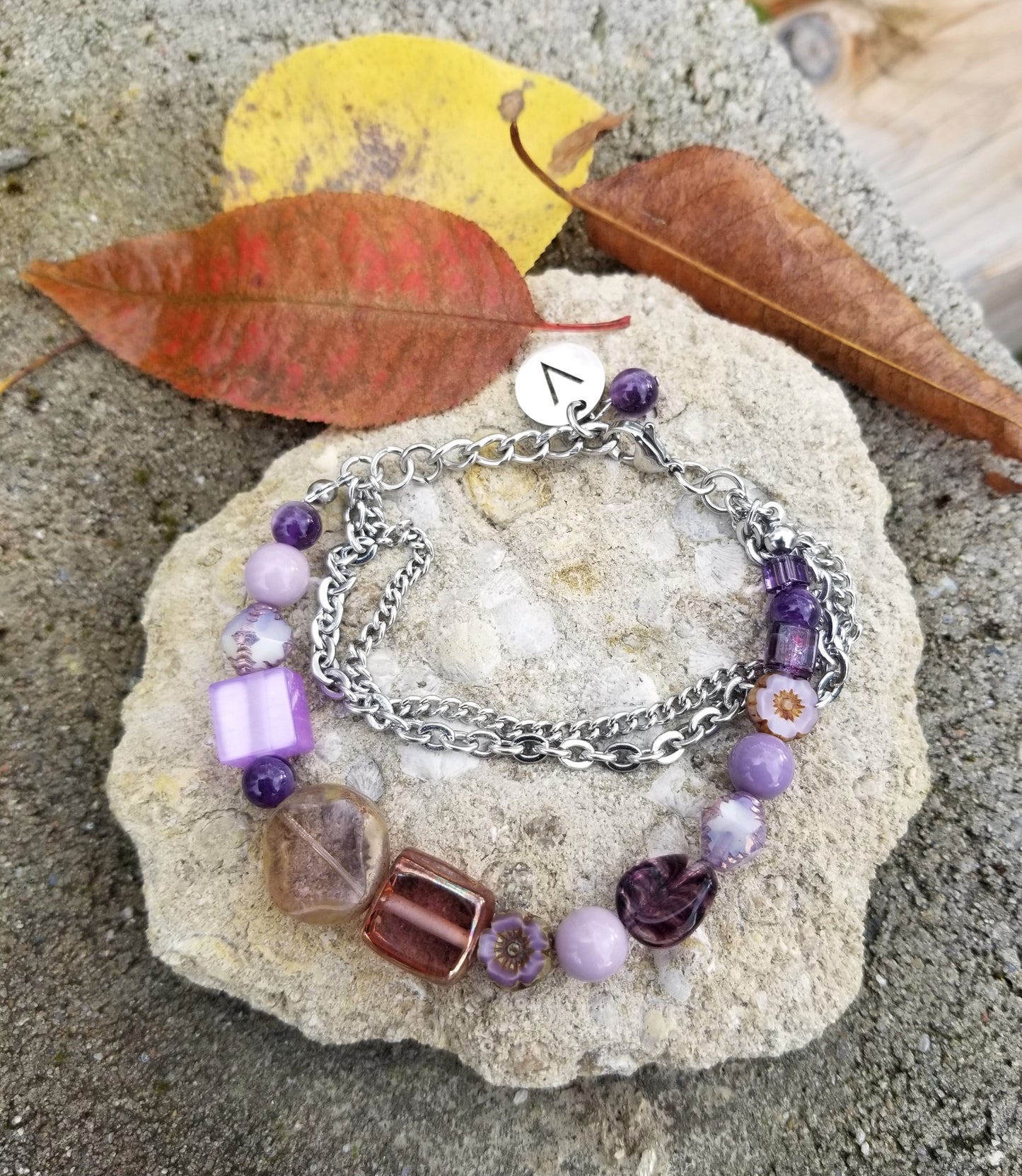 Bracelet Tcheqsa lilas