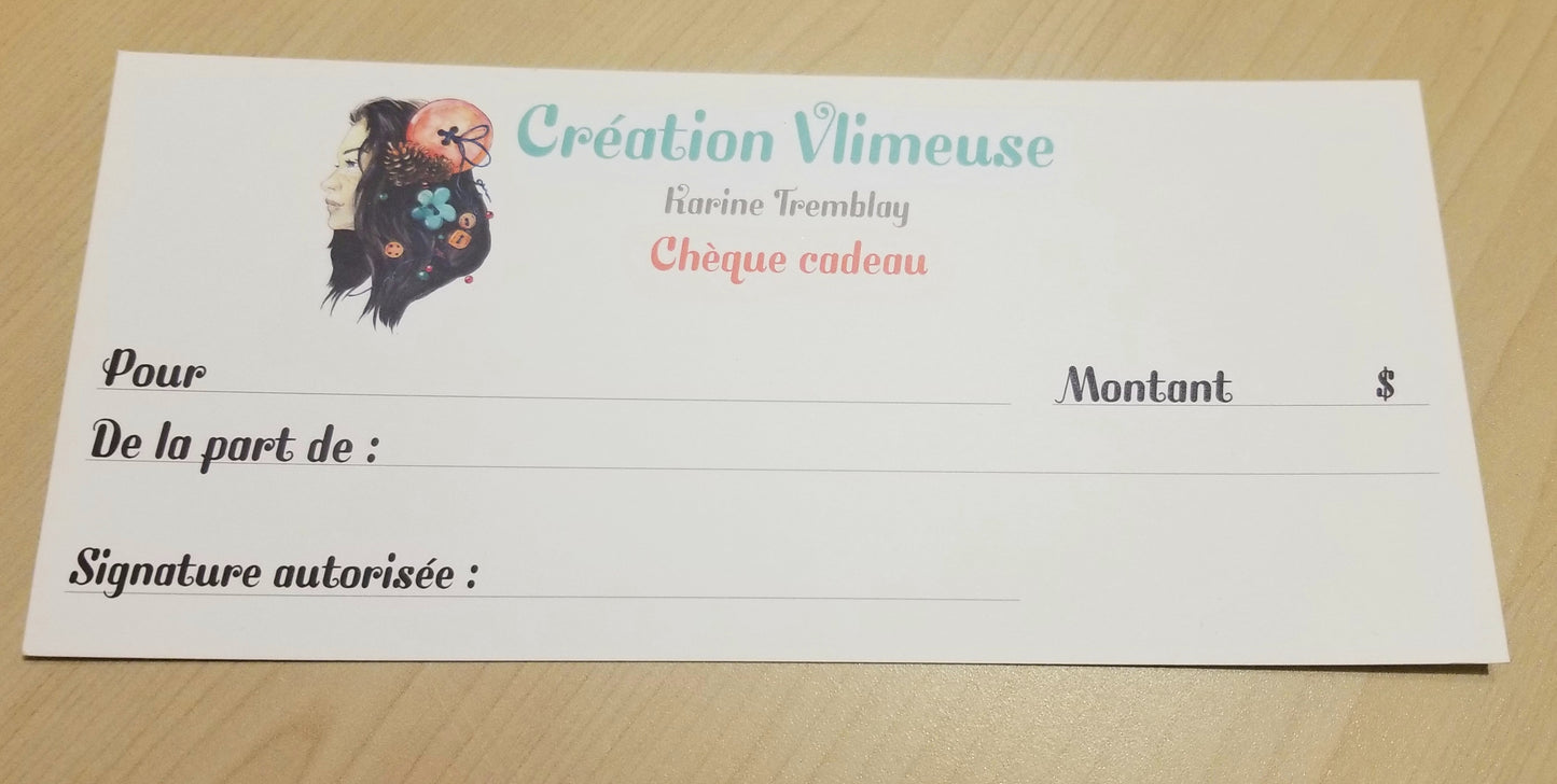 Carte-cadeau Création Vlimeuse