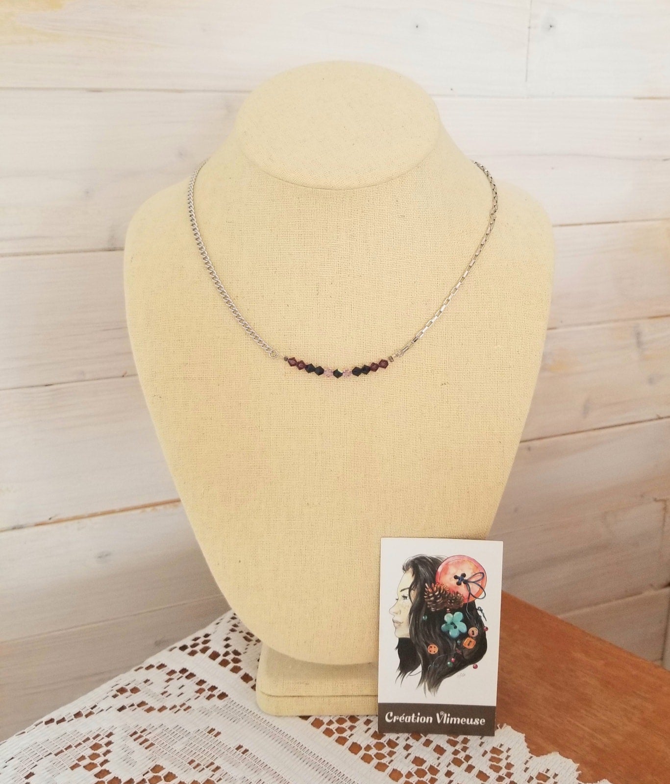 Ensemble collier et bracelet Swarovski