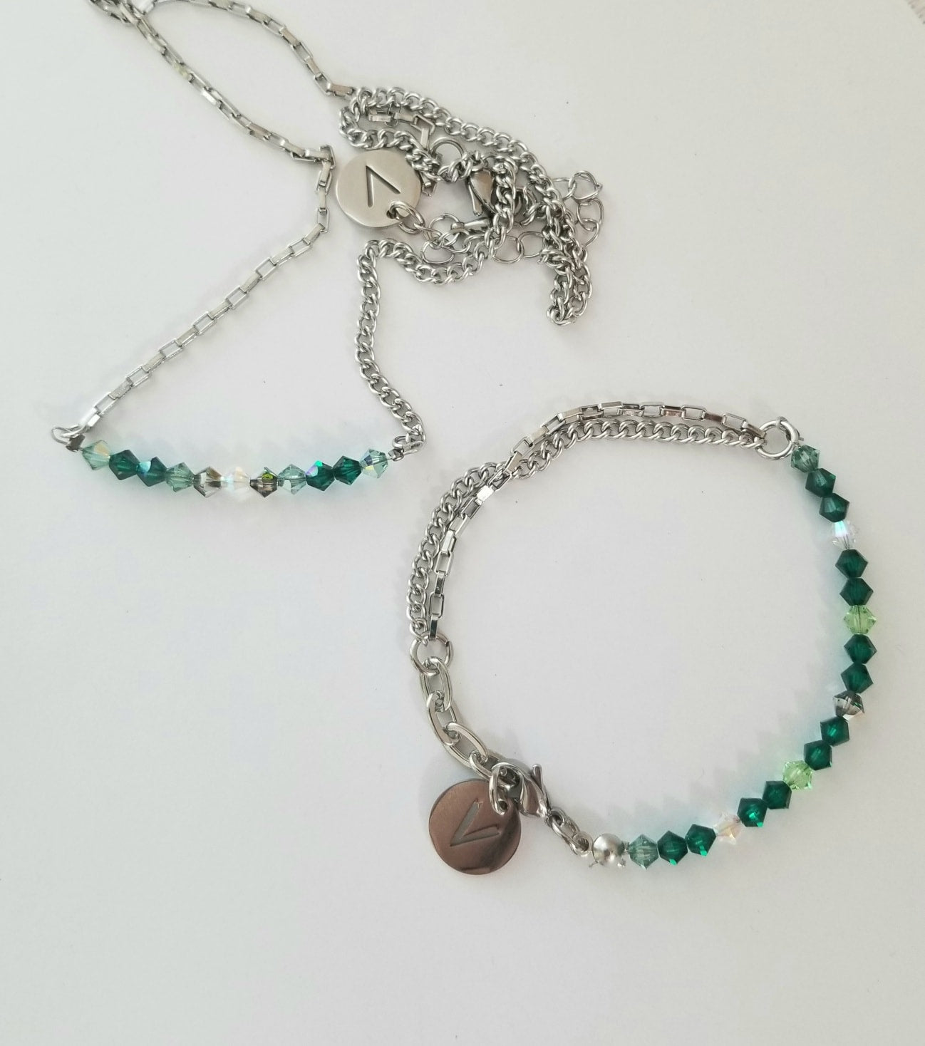 Ensemble collier et bracelet Swarovski