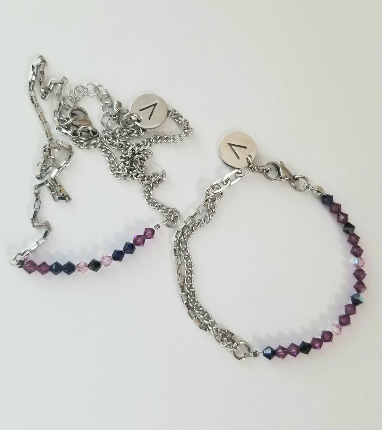 Ensemble collier et bracelet Swarovski