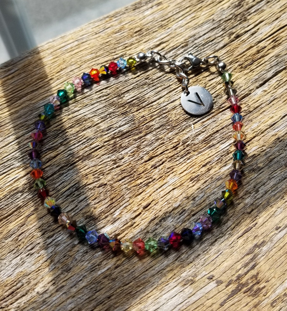 Chaîne de cheville 100% cristaux Swarovski