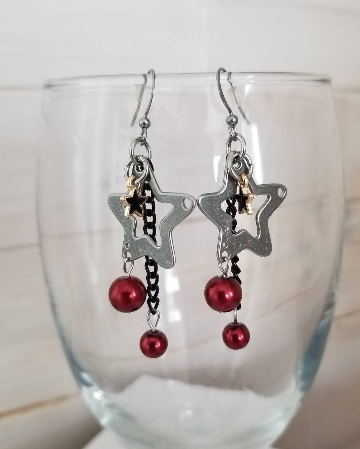 Boucles d'oreilles Perséides Symétriques