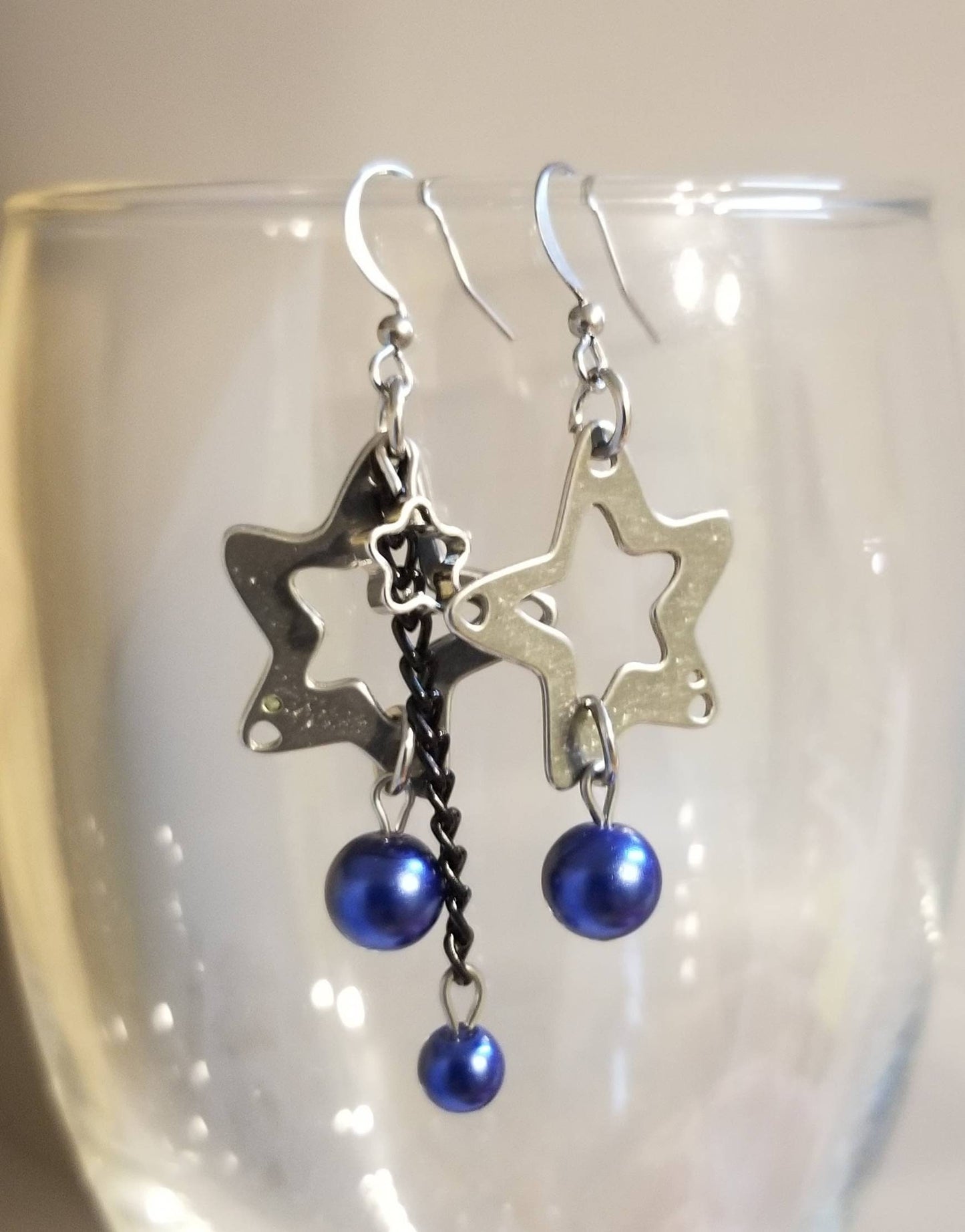 Boucles d'oreilles Perséides Asymétrique