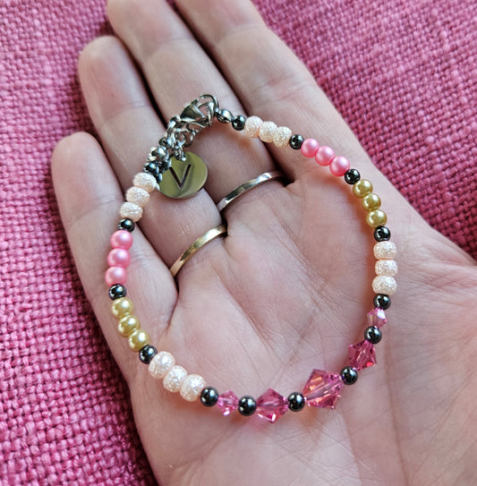 Bracelet Péché Mignon Rose