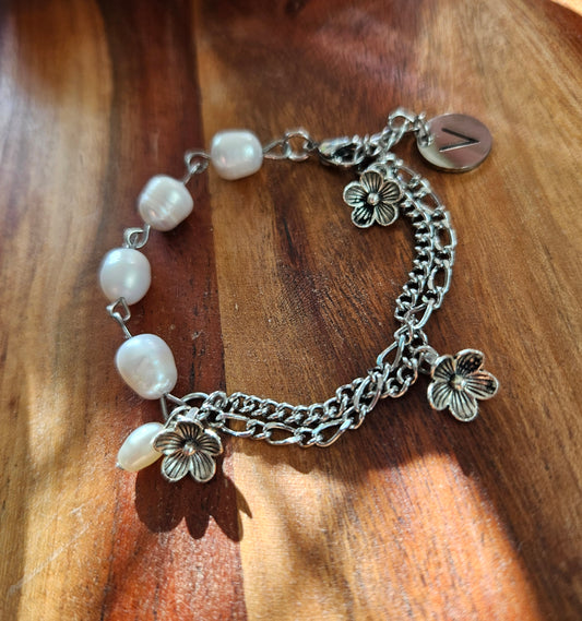 Bracelet Oxalis avec perles d'eau douce