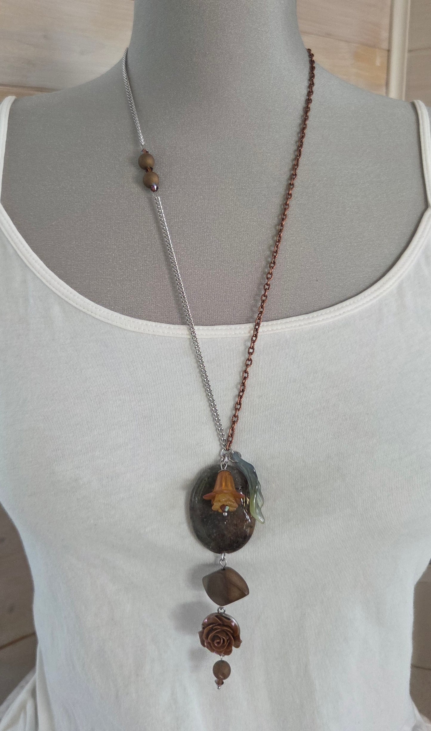 Collier Pénélope café