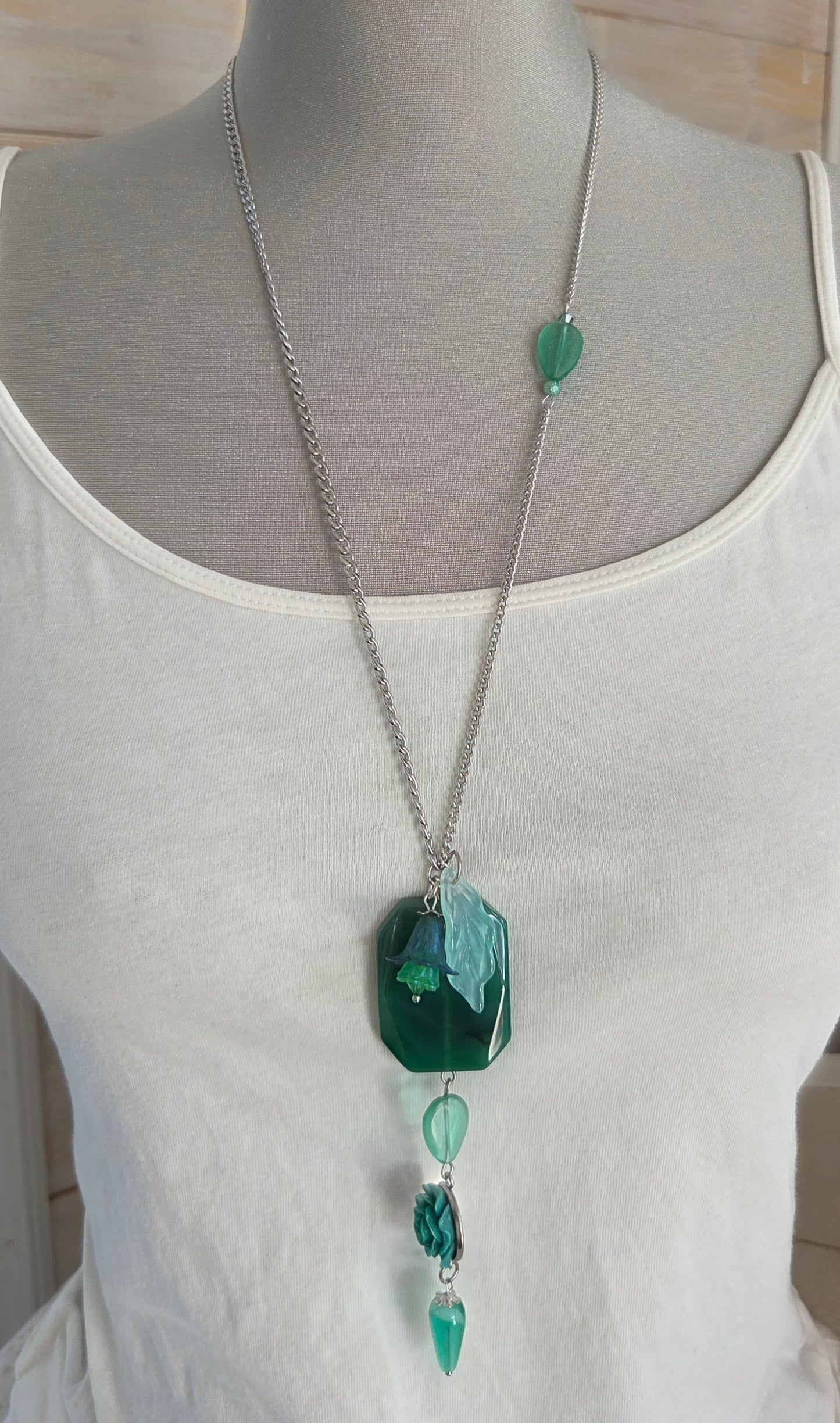 Collier Pénélope vert