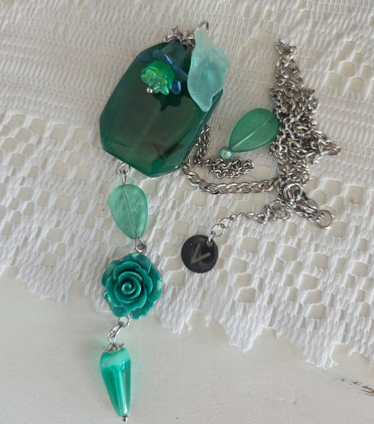 Collier Pénélope vert