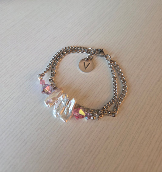 Bracelet Crystal d'écume