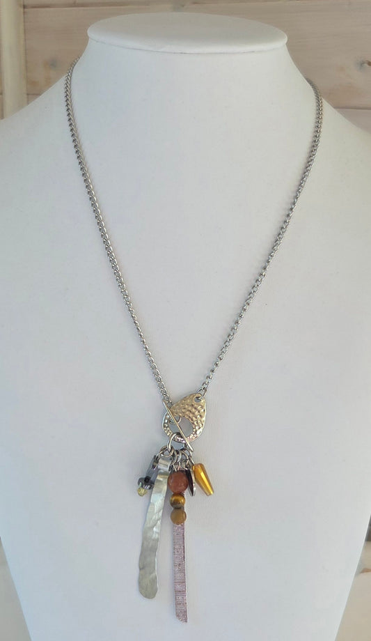 Collier Geo moutarde