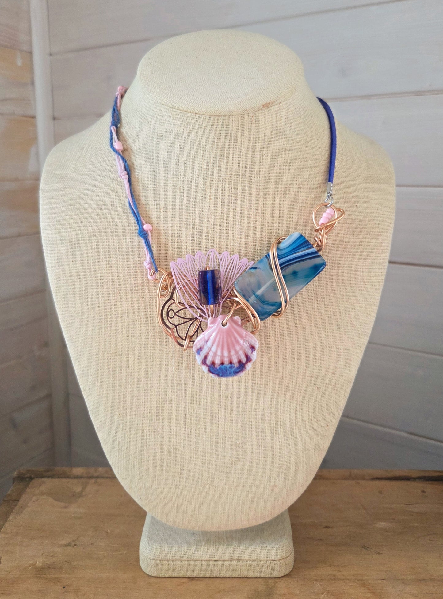 Collier Lagune Rosée