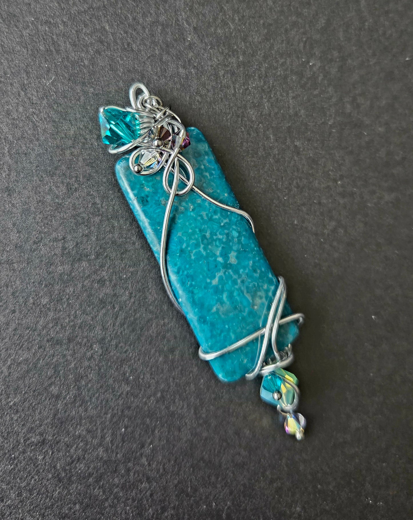Collier Féerique sarcelle