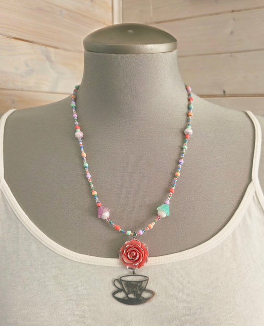 Collier Lady Thé pastel