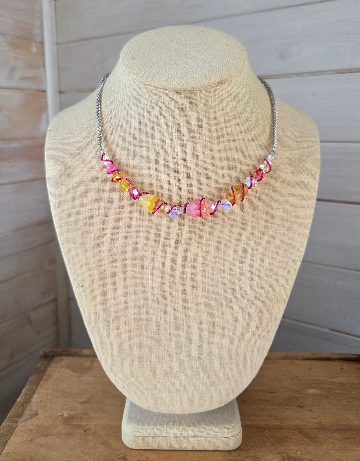 Collier Fleur Tropicale