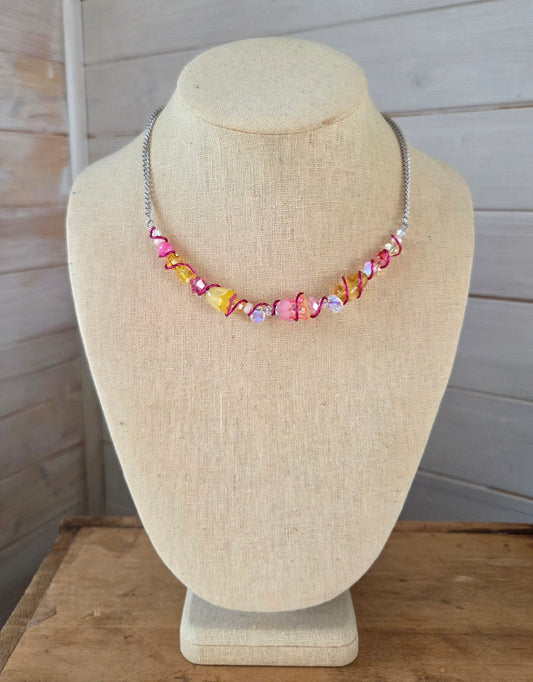 Collier Fleur Tropicale
