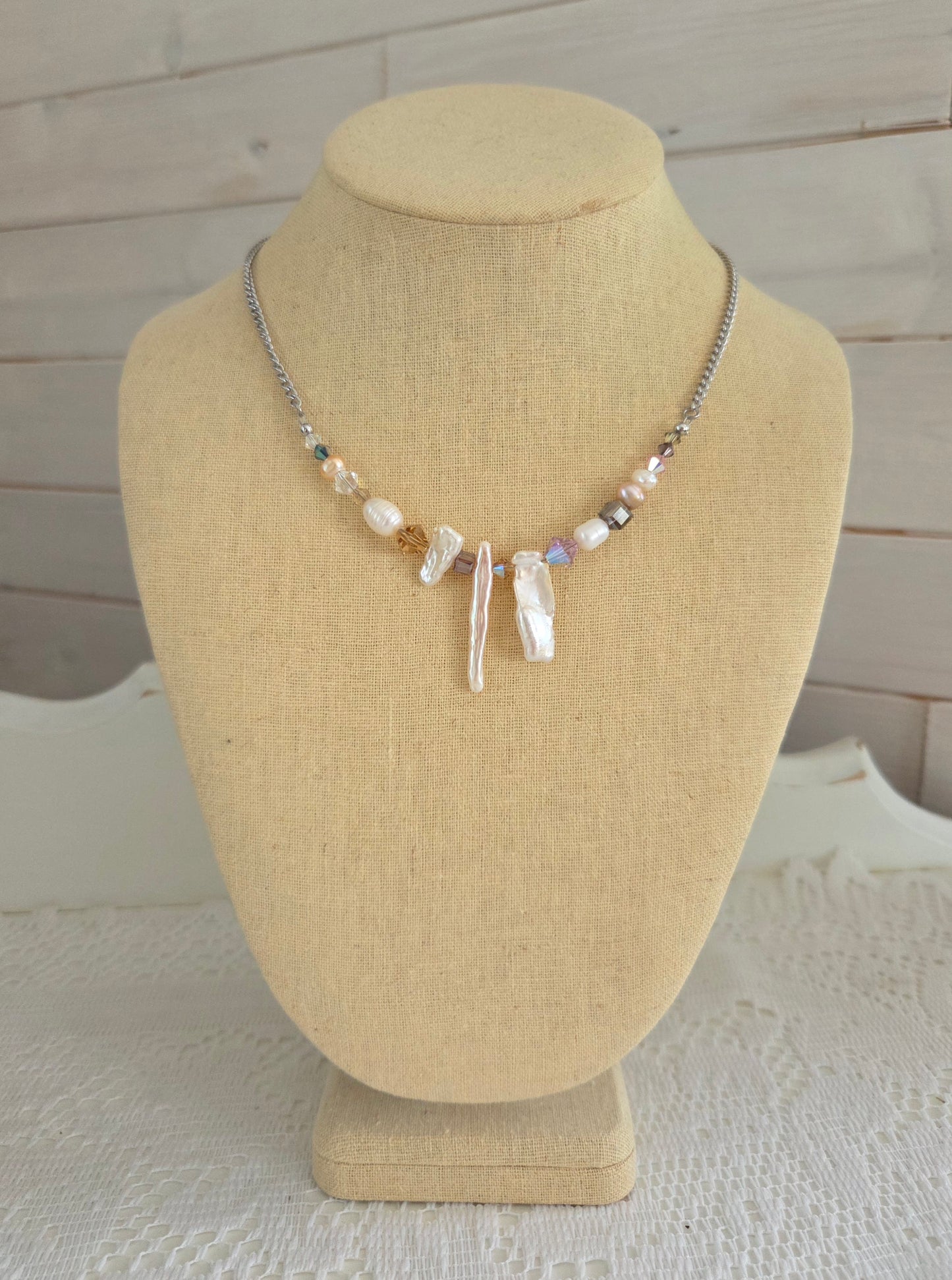 Collier Crystal d'écume