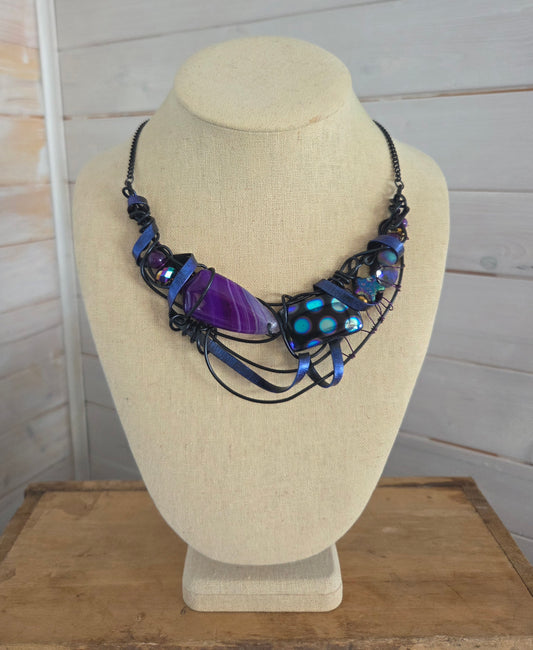 Collier Crazy Purple