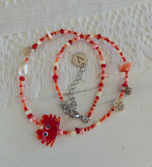 Collier Crabe coquin