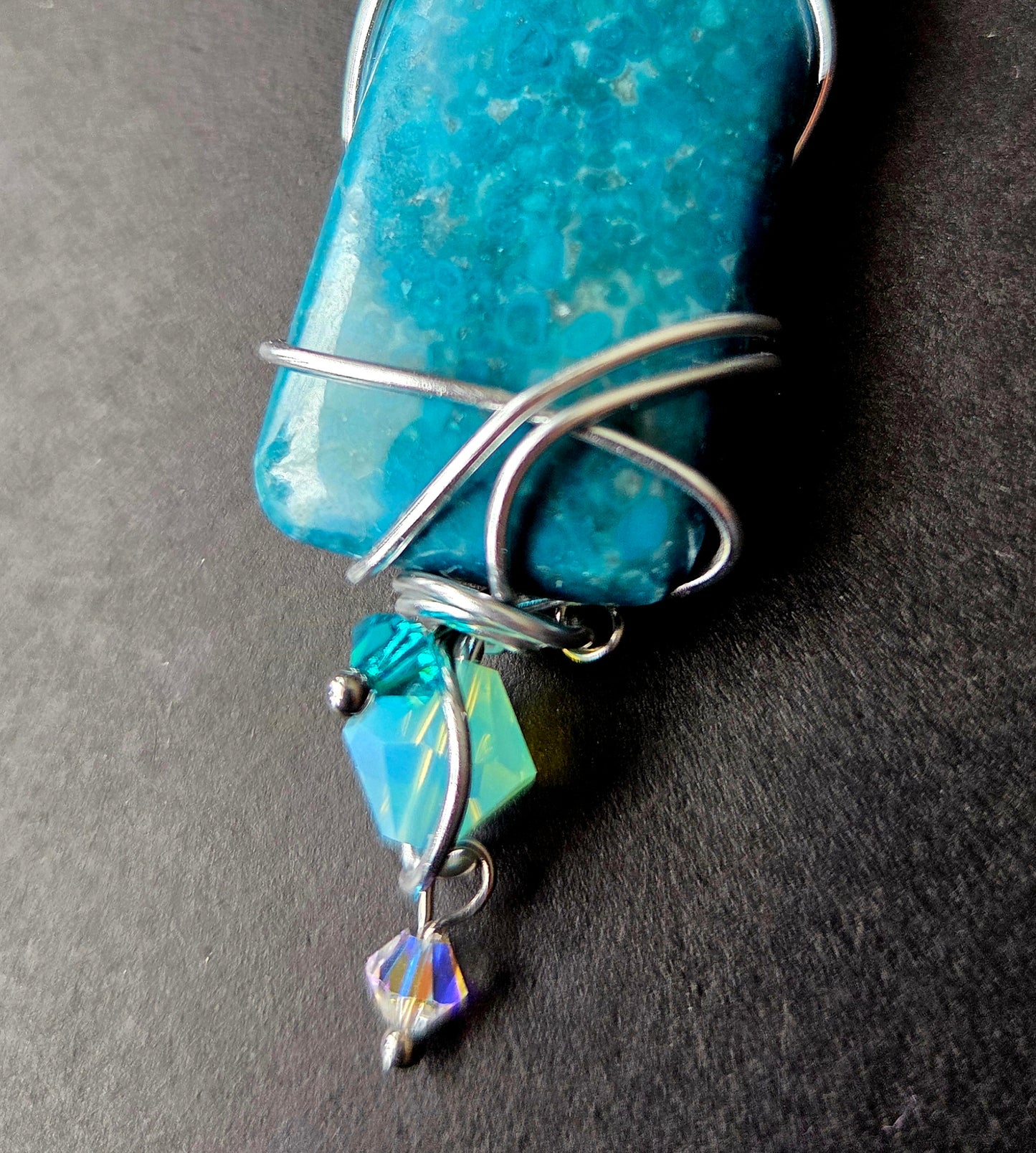 Collier Féerique sarcelle
