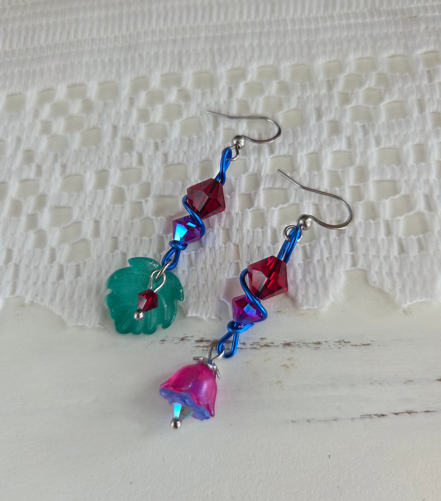 Boucles d'oreilles Rosée