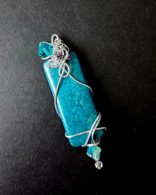 Collier Féerique sarcelle