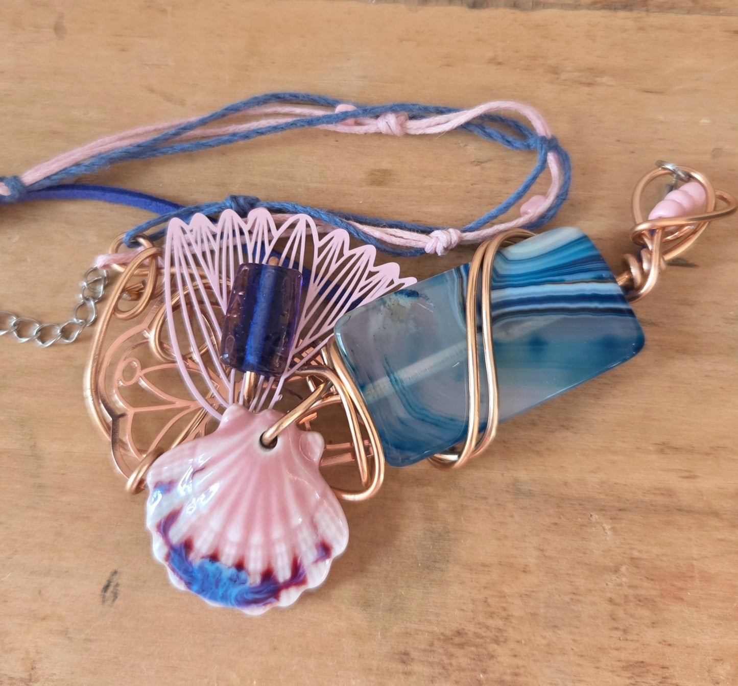 Collier Lagune Rosée
