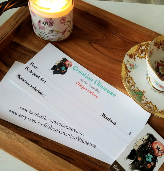 Carte-cadeau Création Vlimeuse