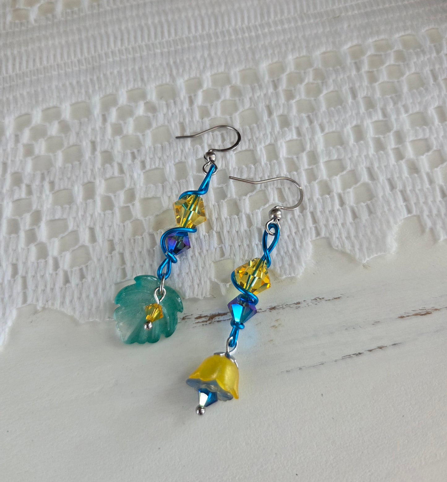 Boucles d'oreilles Rosée
