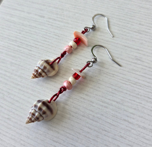 Boucles d'oreilles Coquillage