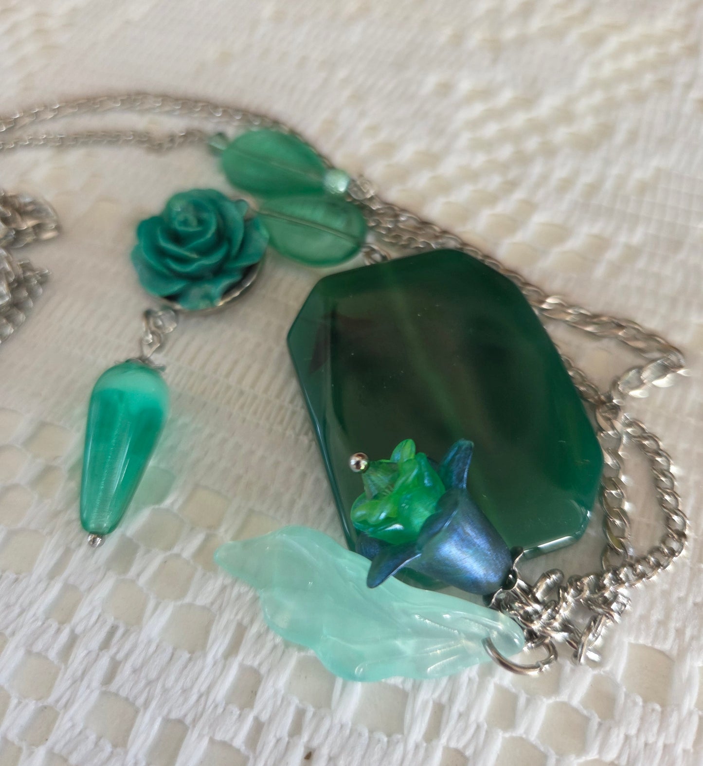 Collier Pénélope vert