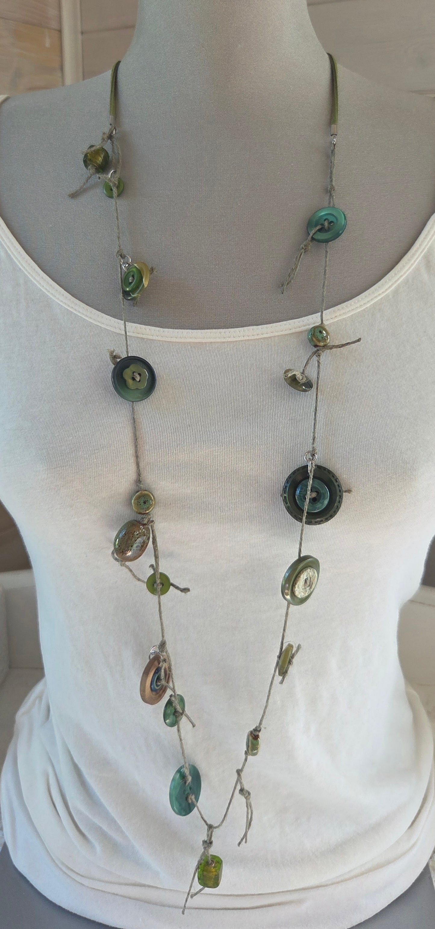 Collier Frivole kaki