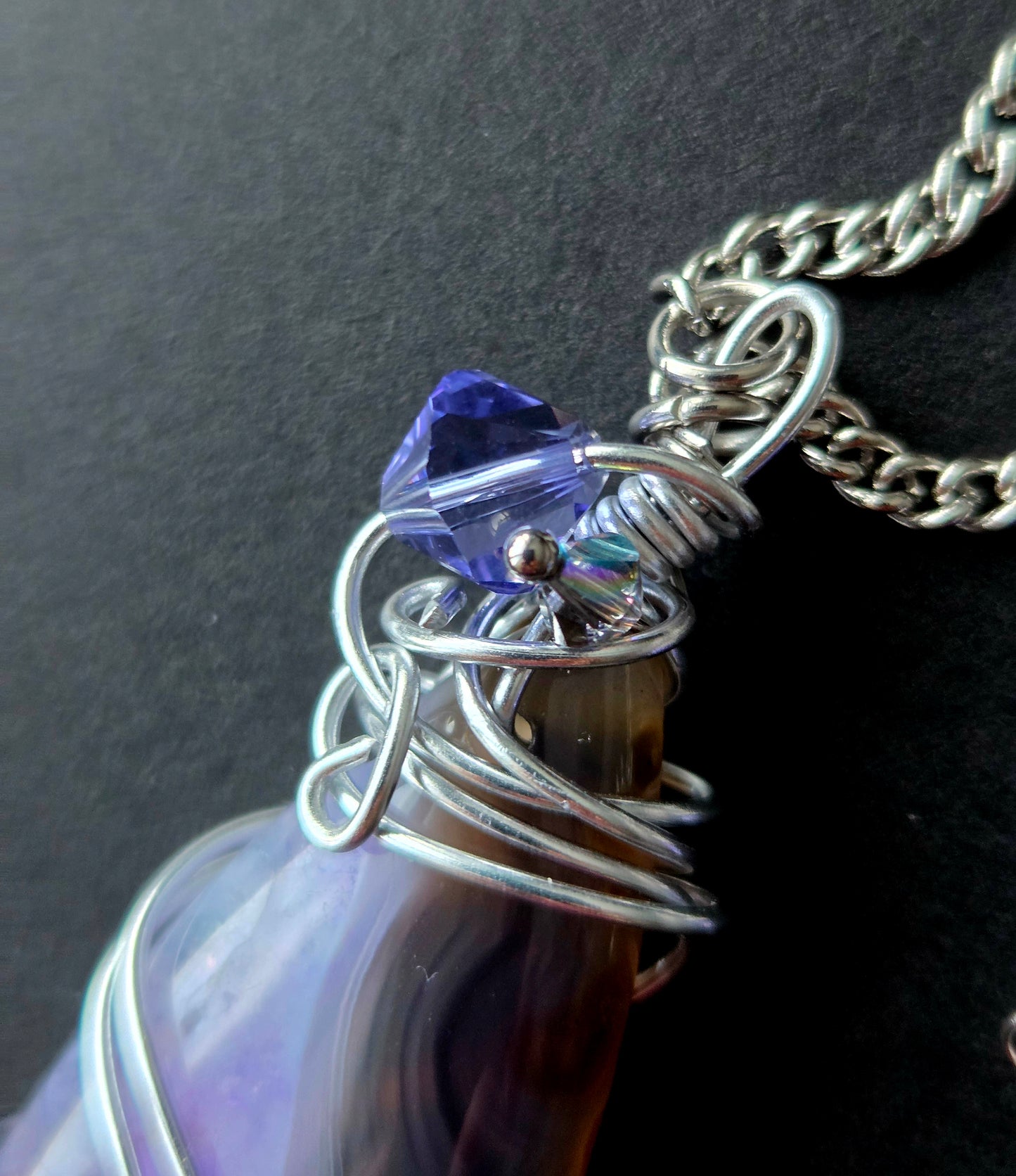Collier Féerique mauve