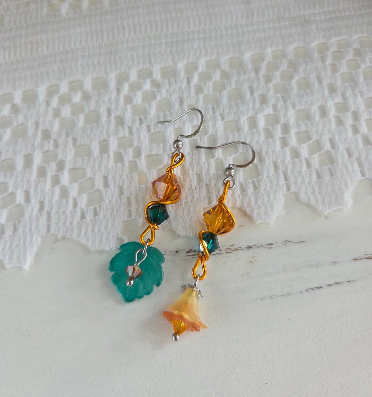 Boucles d'oreilles Rosée