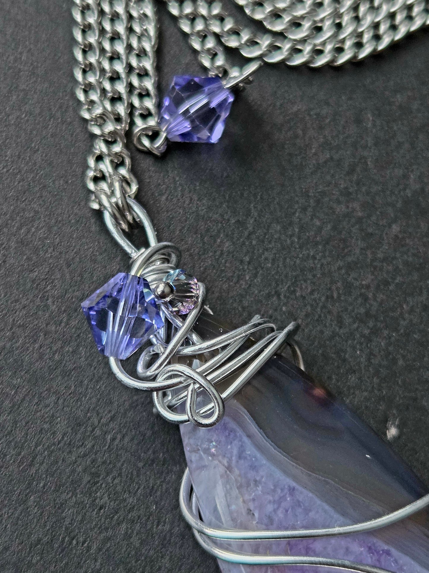 Collier Féerique mauve