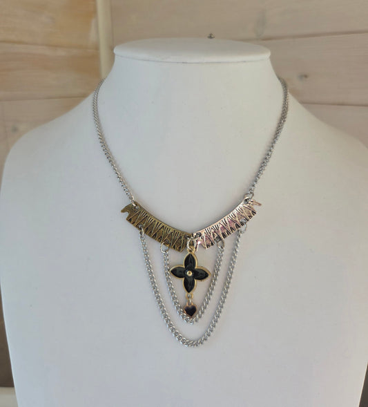 Collier Chic Recyc fleur