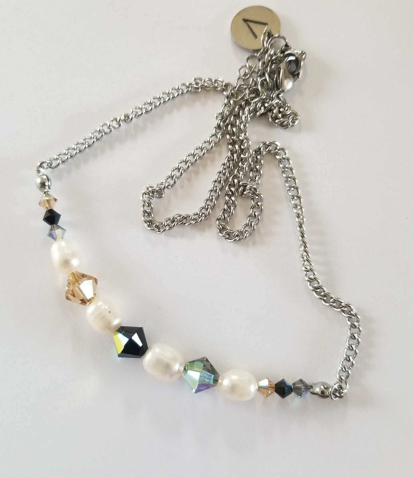 Collier Nymphe personnalisé (4 perles)