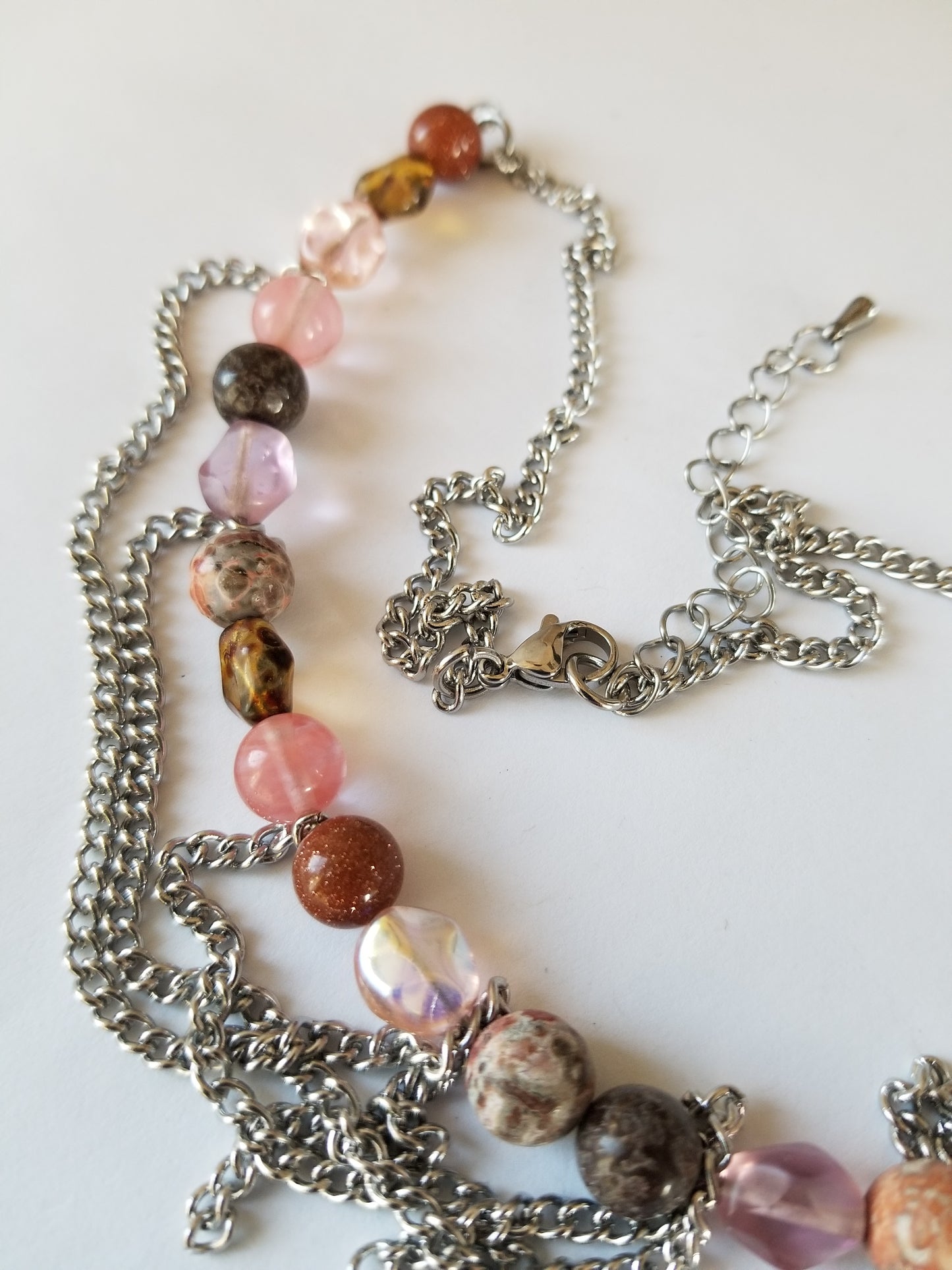 Collier Aurora rose