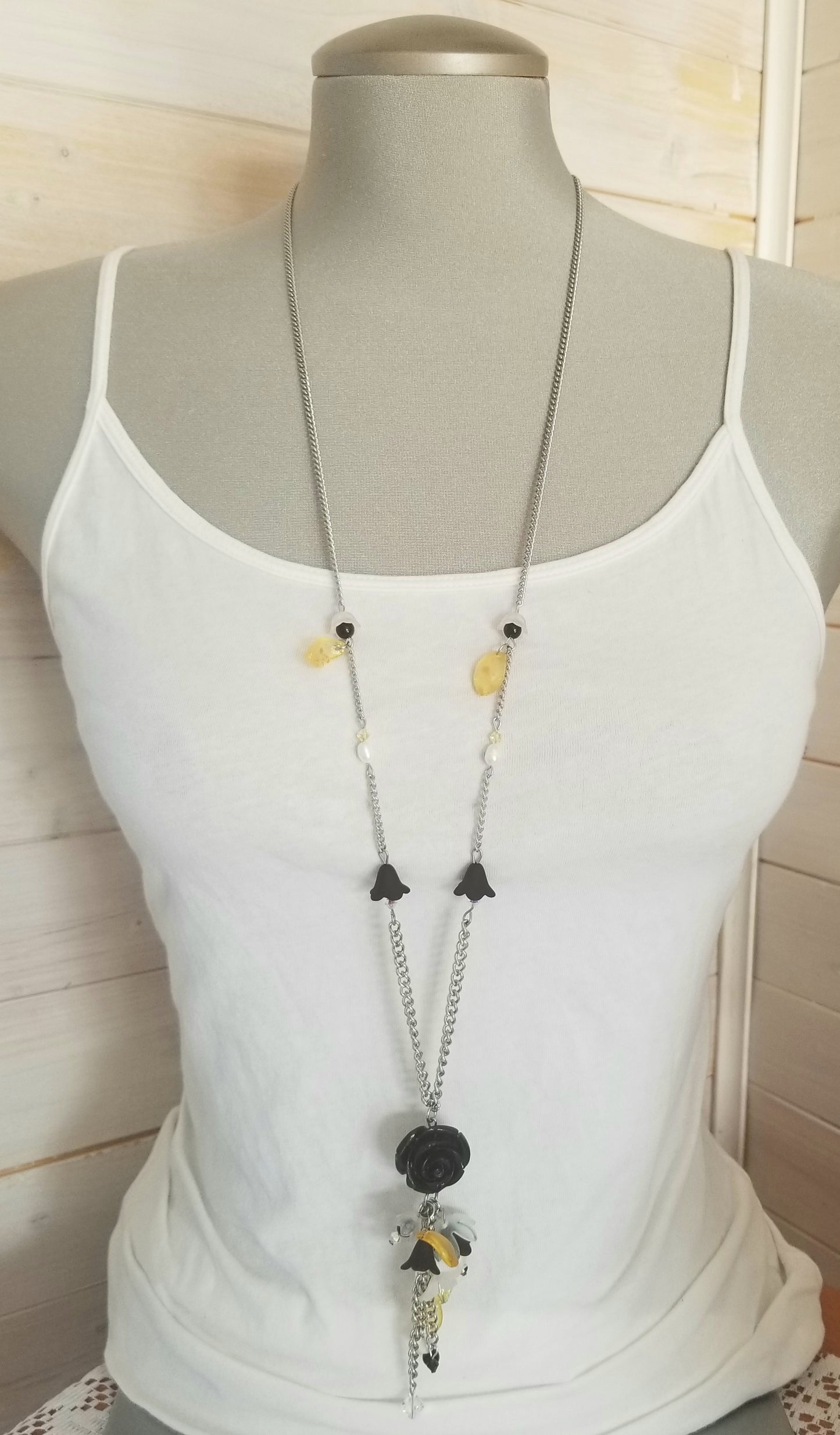 Collier Frida noir et doré