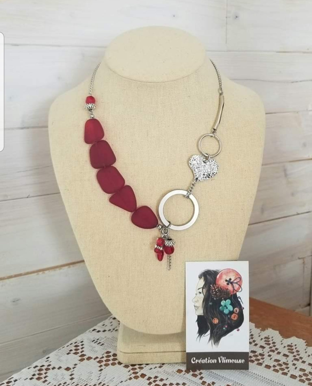 Collier Candy rouge