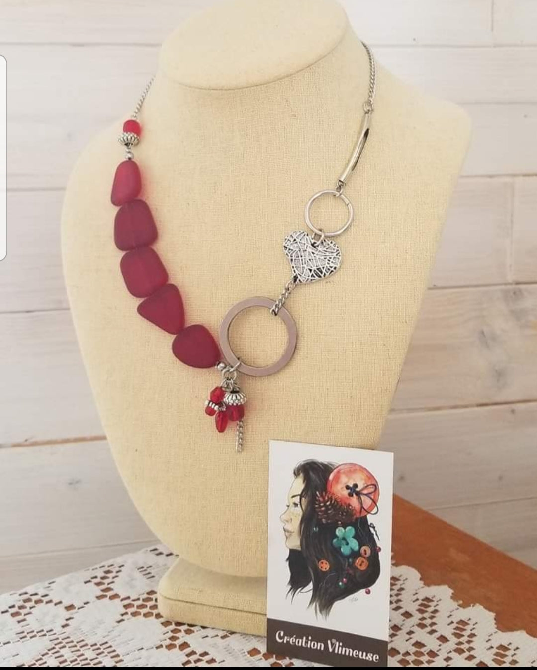 Collier Candy rouge