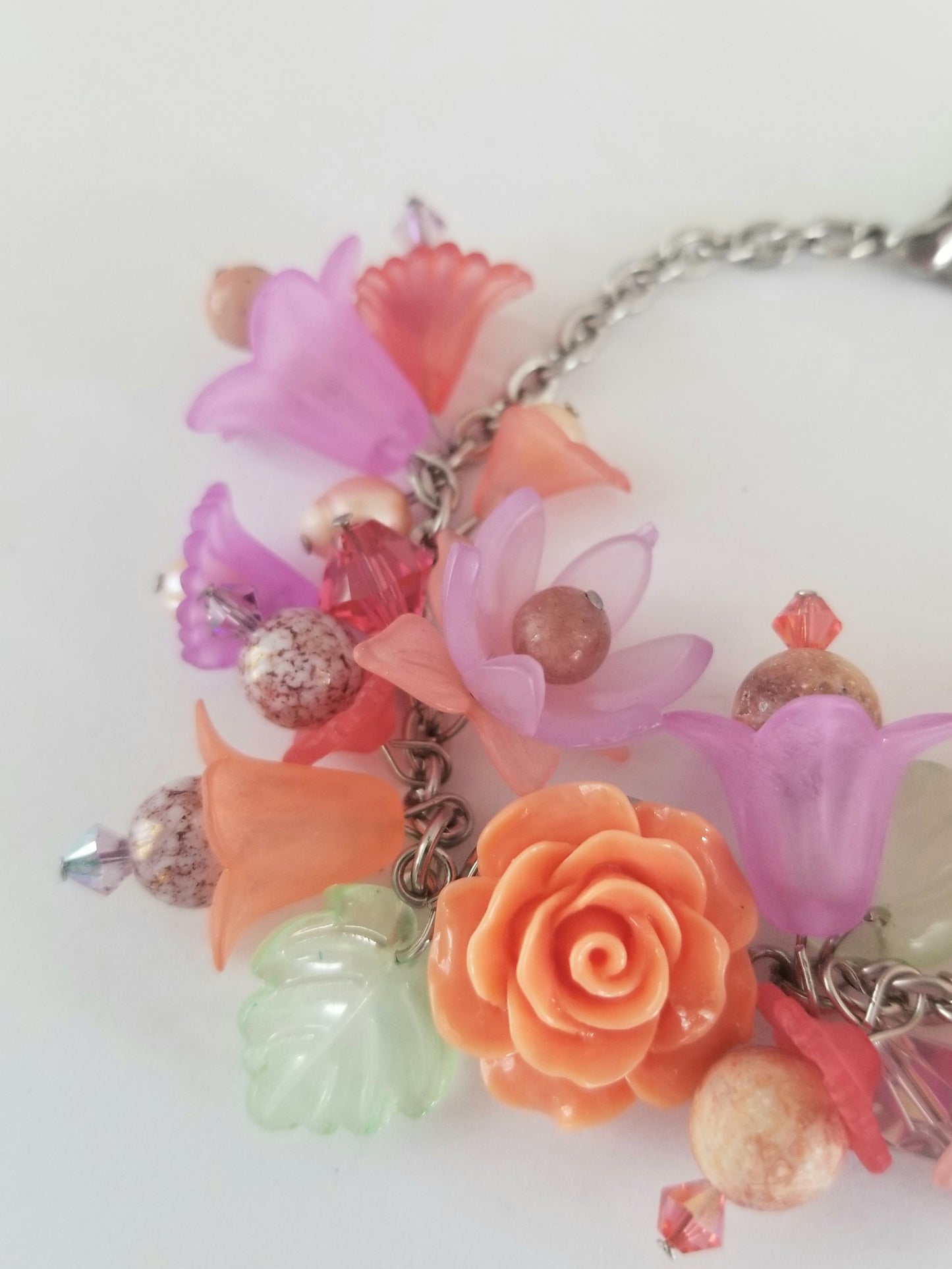 Bracelet Frida lilas et corail