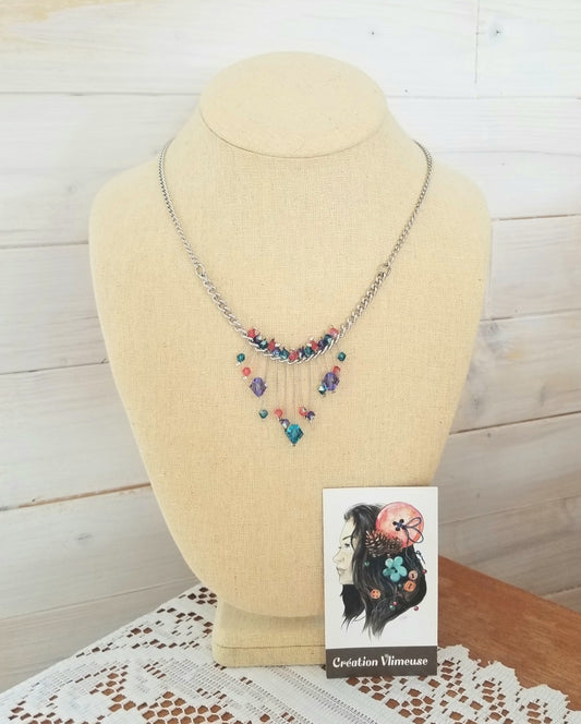 Collier Pluie de Swarovski