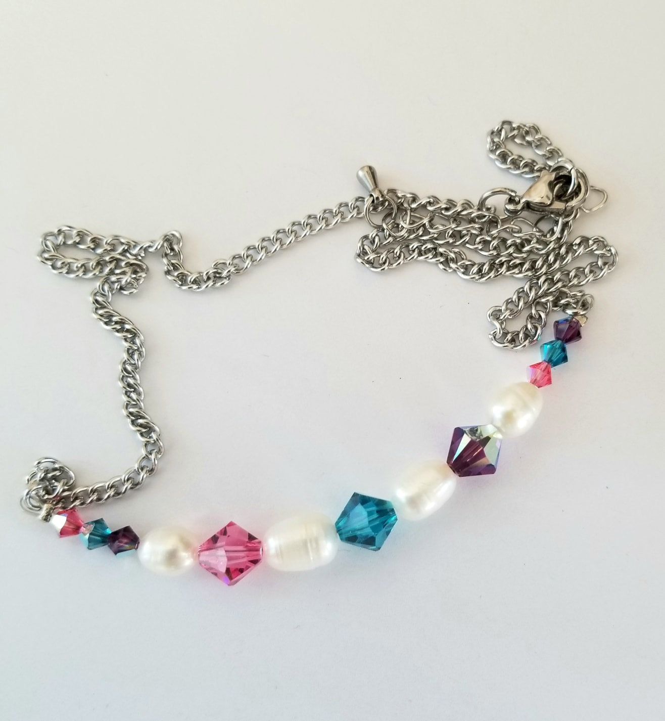 Collier Nymphe personnalisé (4 perles)