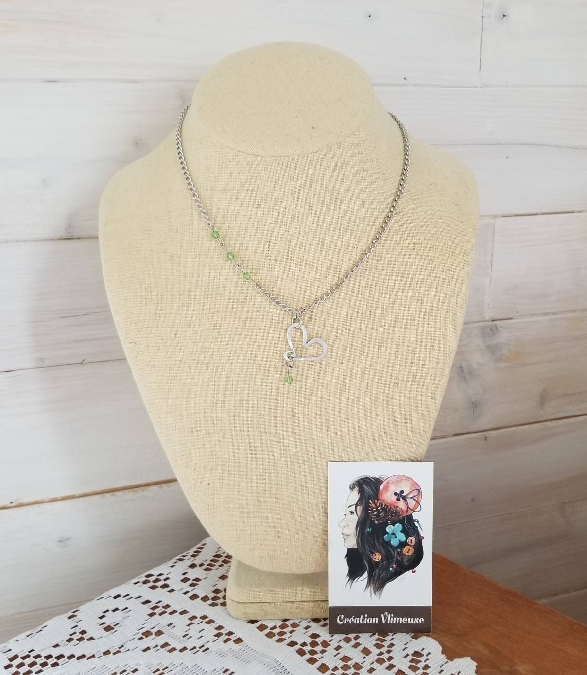 Collier Mini Coeur de Vlimeuse